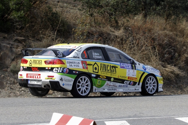 Alberto Meira en el pasado Rali Sierra Morena Copiar